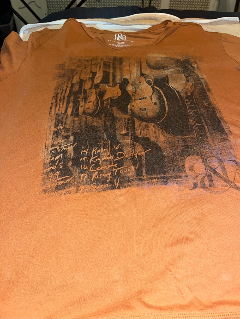 V-neck tee shirt